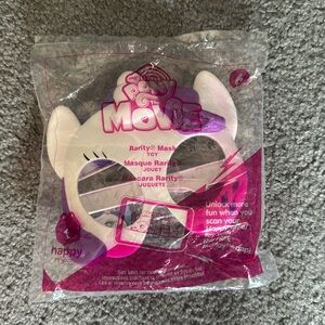 McDonald's Happy Meal My Little Pony Rarity Costume Mask Glasses & Hair Clip Set